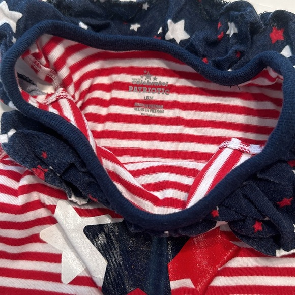 3/$10 romper patriotic 18m - Picture 4 of 4